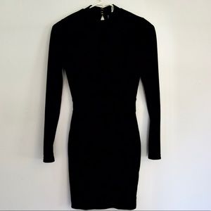 H&M Little Black Dress velvet mini